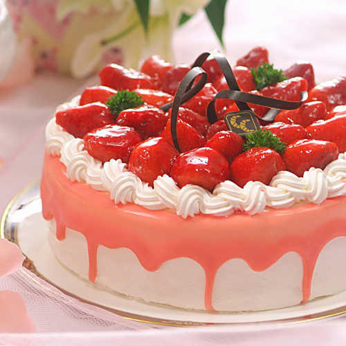 Strawberry Fruit Cake